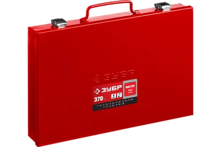 ЗУБР 370 шт, (1-10 мм), сталь Р4М2, класс В, мет.бокс, набор сверл по металлу (29605-H370) купить в Муравленко