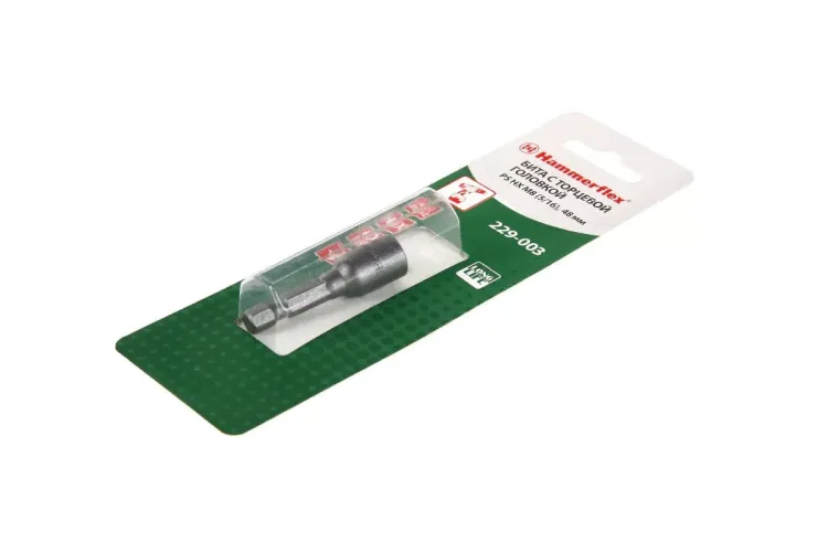 Головка HAMMER размер 8мм, H 48мм, S 1/4'' (229-003 PS HX) купить в Муравленко