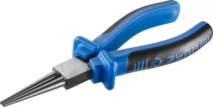 Круглогубцы ЗУБР, особостойкое спец. покрытие Н12Х1 (никель/хром), двухкомпонентные рукоятки, 160мм 2201-8-16_z01 купить в Муравленко