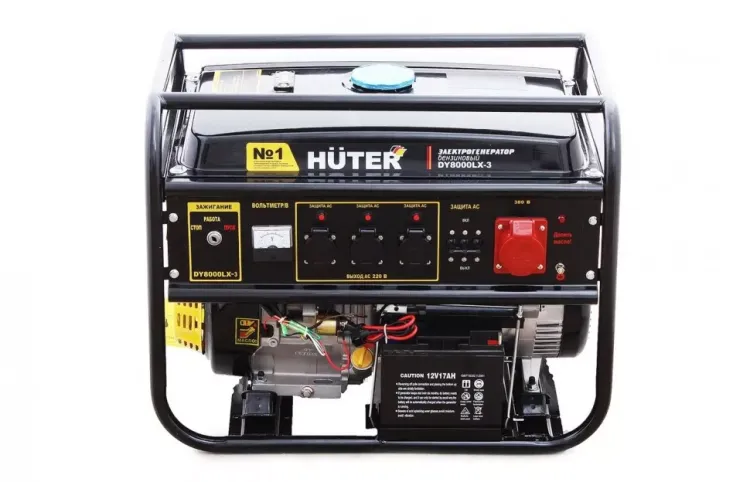 Бензогенератор Huter DY8000LX-3 купить в Муравленко