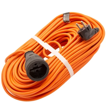 Удлинитель-шнур силовой 50 м Сибртех 95825, 16А, тип УХ16, ПВС, 1 розетка без заземления купить в Муравленко