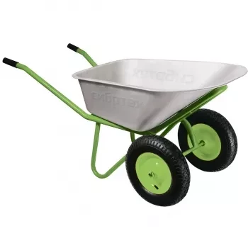 Тачка строительная двухколесная облегченная объем 90 л грузоподъемность 230кг СИБРТЕХ 68964 купить в Муравленко