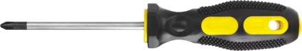 Отвертка STAYER &quot;MASTER&quot;, двухкомпонентная рукоятка, магнитный наконечник, PH2x100мм 2510-2-10_z01 купить в Муравленко