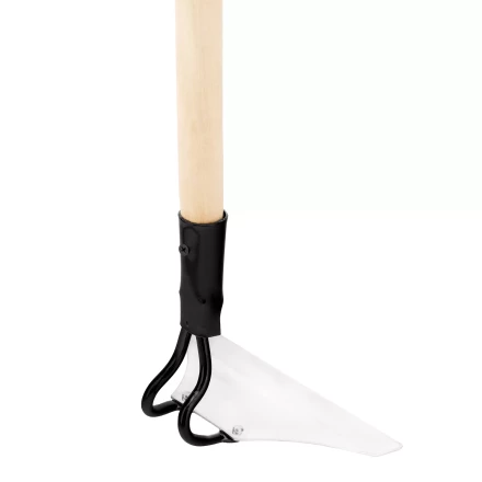 Мотыга, нержавеющая сталь, 220х85х1300 мм, деревянный черенок Сибртех 62374 купить в Муравленко