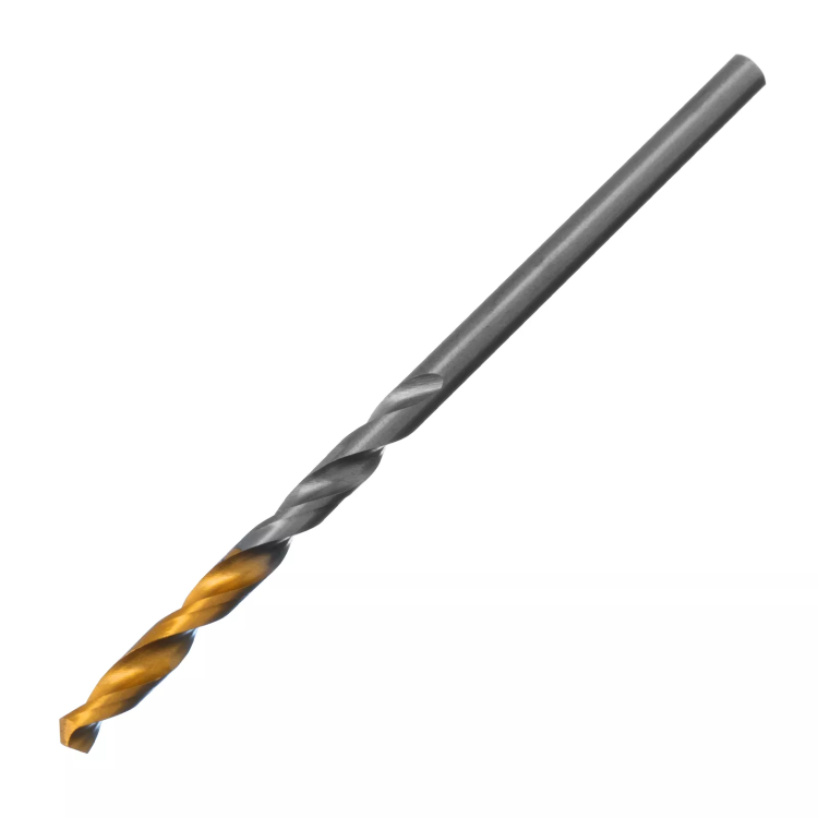 Сверло спиральное по металлу Denzel 2,5 x 57 мм, Р6М5, Golden Tip , 2шт. 718224 купить в Муравленко