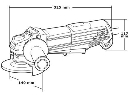 Шлифмашина угловая MAKITA GA5050R купить в Муравленко