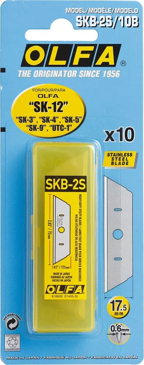 Лезвие OLFA, трапециевидное для SK-12 OL-SKB-2S/10B купить в Муравленко