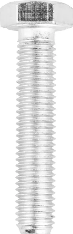 Болт ЗУБР "МАСТЕР" с шестигранной головкой, ГОСТ 7798-70, класс прочности 5.8, оцинкованный, M12x60мм, 5кг 303080-12-060 купить в Муравленко