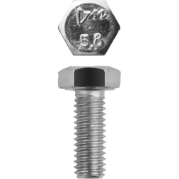 Болт ЗУБР "МАСТЕР" с шестигранной головкой, ГОСТ 7798-70, класс прочности 5.8, оцинкованный, M6x12мм, 5кг 303080-06-012