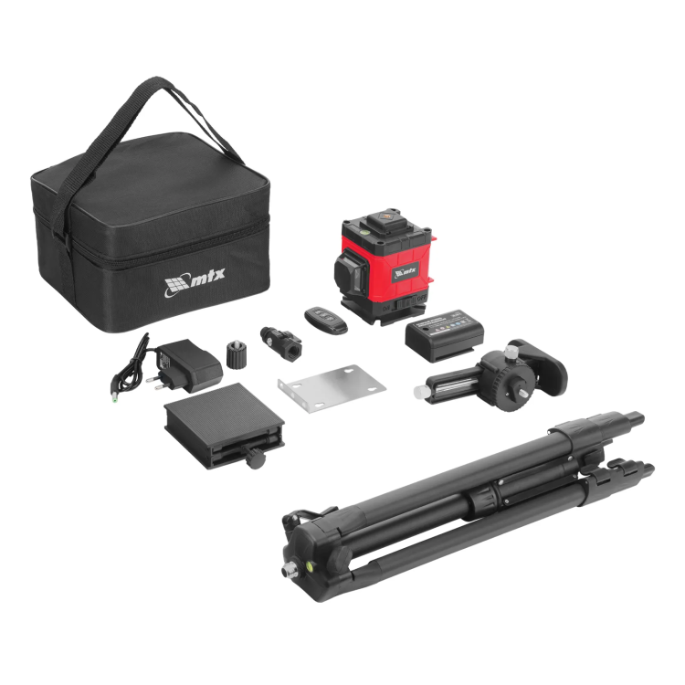 Лазерный уровень м-призм. ML 360-3 Pro SET, 30 м, акк. Li 3000 мАч, состоит из 2 частей// MTX 350835 купить в Муравленко