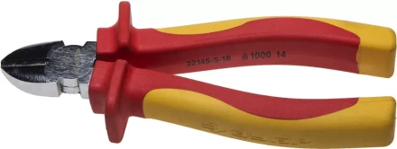 Бокорезы ЗУБР &quot;ПРОФЕССИОНАЛ&quot; &quot;ПРОФИЭЛЕКТРИК&quot;, диэлектрические, двухкомпонентная рукоятка, высоковольтные до ~1000В, 160мм 22145-5-16 купить в Муравленко