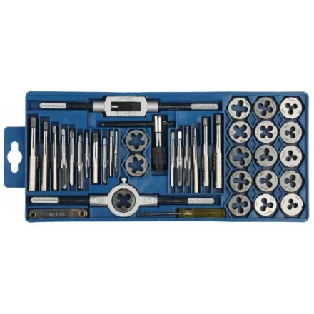 Набор ЗУБР &quot;МАСТЕР&quot; с металлореж. инструментом, метчики однопроходные и плашки М3-М12, оснастка - в пласт. боксе 40пред. 2810-H40_z01 купить в Муравленко