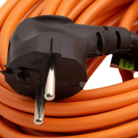 Удлинитель-шнур силовой 20 м Сибртех 95832, 16А, тип УХ16, ПВС, усиленный, 1 розетка без заземления купить в Муравленко