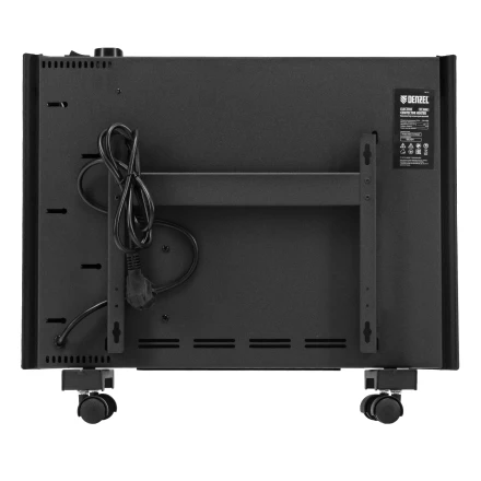 Конвектор электрический Denzel XCE-1000 B, 230 В, 1000 Вт, X-образный нагреватель черный 98127 купить в Муравленко