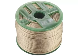 Трос металлополимерный прозрачный ПР-5.0 5,0 мм толщина катушка 50 м СИБРТЕХ 47639