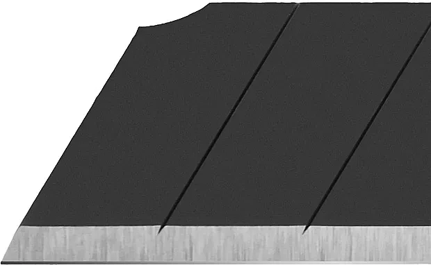 Лезвия OLFA сегментированные BLACK MAX, 9х80х0,38мм, 13 сегментов, 50шт OL-ABB-50B купить в Муравленко