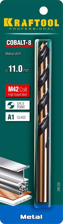 Сверло по металлу HSS-Co 29656-11 купить в Муравленко