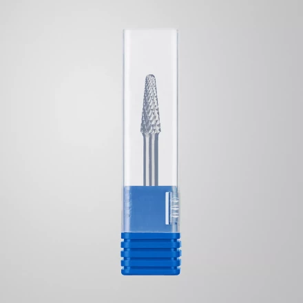 Зубр Твердосплавная борфреза L - конус с закругленным углом 28°, 8 х 22 мм, радиус 1.4 мм (28810-8-22) купить в Муравленко