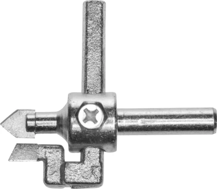 Сверло STAYER "MASTER" регулир, однорезцовое, по кафелю,"Балеринка", d=20-90мм, в блистере 3330_z01 купить в Муравленко