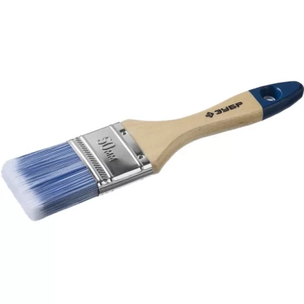 Кисть плоская  ЗУБР &quot;АКВА-МАСТЕР&quot;, искусственная щетина, деревянная ручка, 50мм 4-01007-050 купить в Муравленко