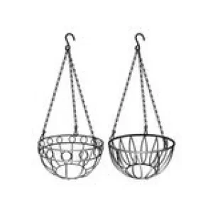 Подвесное кашпо диаметр 26 см высота с цепью и крюком 53,5 см  PALISAD 69015 купить в Муравленко