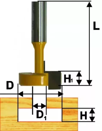 Фреза паз. конструкционная ф95мм Т-обр хв. 8мм 46100 купить в Муравленко