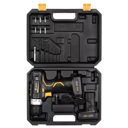 Дрель аккумуляторная DEKO GCD20DU3 SET 4, 063-4144 + набор 13 аксессуаров купить в Муравленко