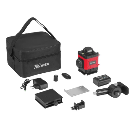 Лазерный уровень м-призм. ML 360-4 Basic SET, 30 м, зеленый луч, акк. Li 3000 мАч, сумка// MTX 35084 купить в Муравленко