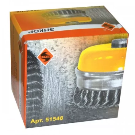 Щетка для УШМ чашечная М14/125 мм, ст.витая 1/20 51548 купить в Муравленко