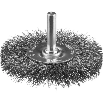 ЗУБР &quot;ПРОФЕССИОНАЛ&quot;. Щетка дисковая для дрели, витая стальная проволока 0,3мм, 63мм 35198-063_z02 купить в Муравленко
