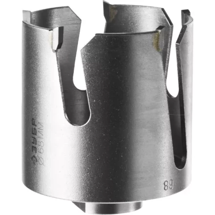 Коронка ЗУБР &quot;ПРОФИ&quot; &quot;ПРОУНИВЕРСАЛ&quot;, твердосплав резцы, бетон, кирпич, керам, цв мет, гипсокарт, пласт, дерево, d=68мм 29514-68 купить в Муравленко