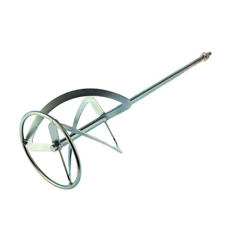 Насадка для миксера, для тяжелых растворов Сибртех, 160 х 590 мм, оцинкованная, хвостовик резьба М14, 848967 купить в Муравленко