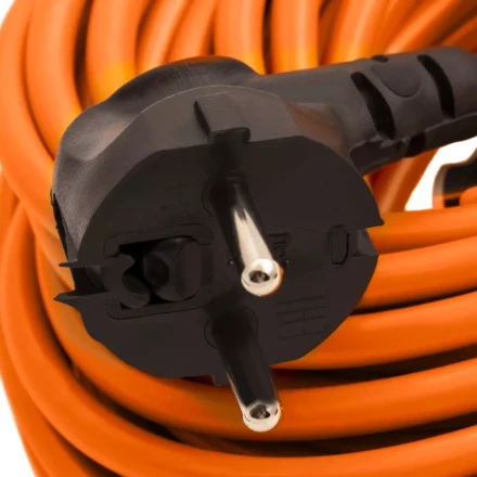 Удлинитель-шнур силовой 30 м Сибртех 95833, 16А, тип УХ16, ПВС, усиленный, 1 розетка без заземления купить в Муравленко