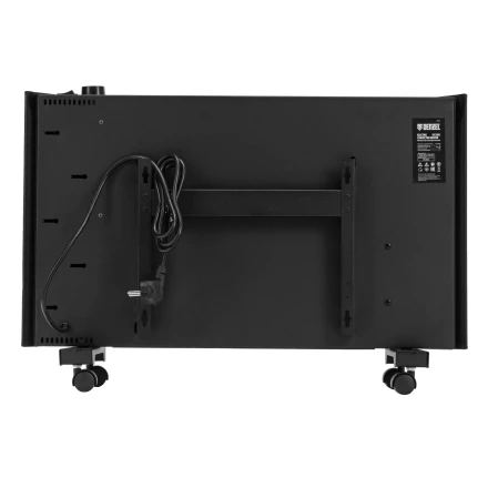 Конвектор электрический Denzel XCE-1500 B, 230 В, 1500 Вт, X-образный нагреватель черный 98128 купить в Муравленко