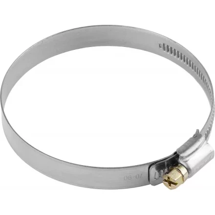 Хомуты ЗУБР &quot;ЭКСПЕРТ&quot;, нерж. сталь, накатная лента 12 мм, 120-140 мм, 50 шт 37822-120-140-50 купить в Муравленко