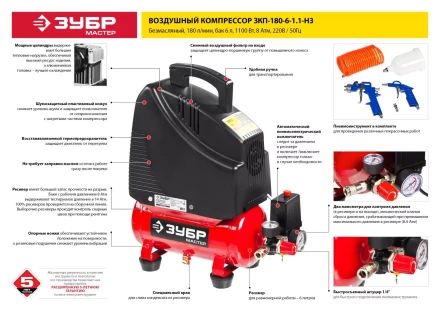 Компрессор воздушный ЗКП-180-6-1.1-Н3 серия МАСТЕР купить в Муравленко