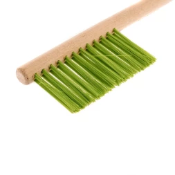 Щетка-сметка 2-рядная 280 мм деревянная ручка Россия 84629