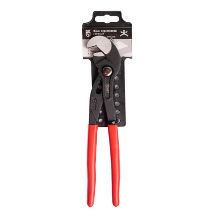 Ключ переставной гаечный КВТ «Попугай» 250 мм с кнопочной самофиксацией (101545) купить в Муравленко