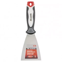 Шпательная лопатка из нержавеющей стали 150 мм трехкомпонентная ручка Matrix 85538