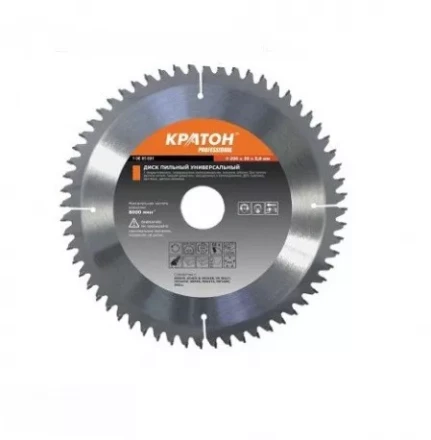 Диск пильный по дереву Кратон PROFESSIONAL O500x50 х 3,8 мм 80Т 1 06 03 025 купить в Муравленко