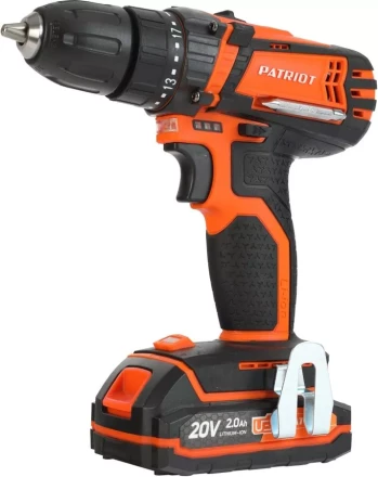 Дрель-шуруповерт аккумуляторная PATRIOT BR 201UES в кейсе купить в Муравленко