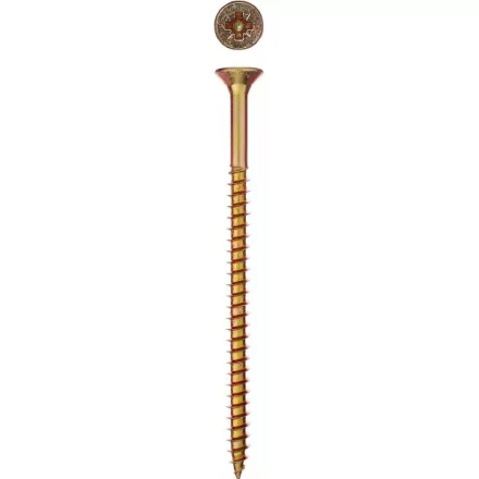 Шурупы ЗУБР &quot;МАСТЕР&quot; по дереву желтопассивированные, 5.0x100мм, 8шт 300396-50-100 купить в Муравленко