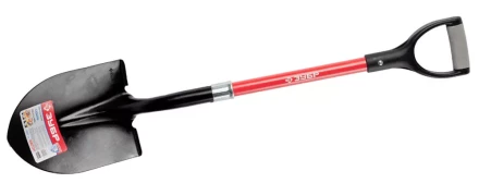 Лопата ЗУБР &quot;МАСТЕР&quot; САДОВОД штыковая, фиберглассовый черенок, пластиковая рукоятка, 295x215x1000мм 39547_z01 купить в Муравленко