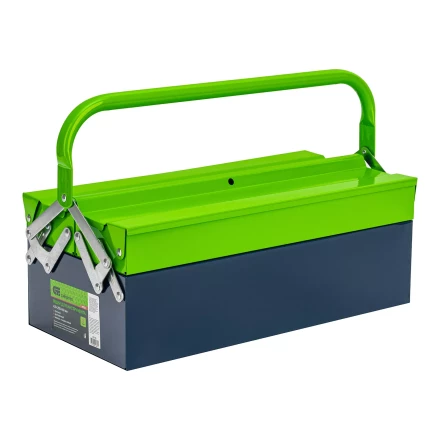 Ящик для инструмента Сибртех 90750, 430 х 200 х 160 мм, три секции, металлический купить в Муравленко