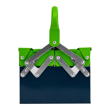 Ящик для инструмента Сибртех 90750, 430 х 200 х 160 мм, три секции, металлический купить в Муравленко