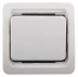 Выключатель СВЕТОЗАР &quot;ГАММА&quot; одноклавишный, без подсветки, цвет белый, 10А/~250В SV-54130-W купить в Муравленко