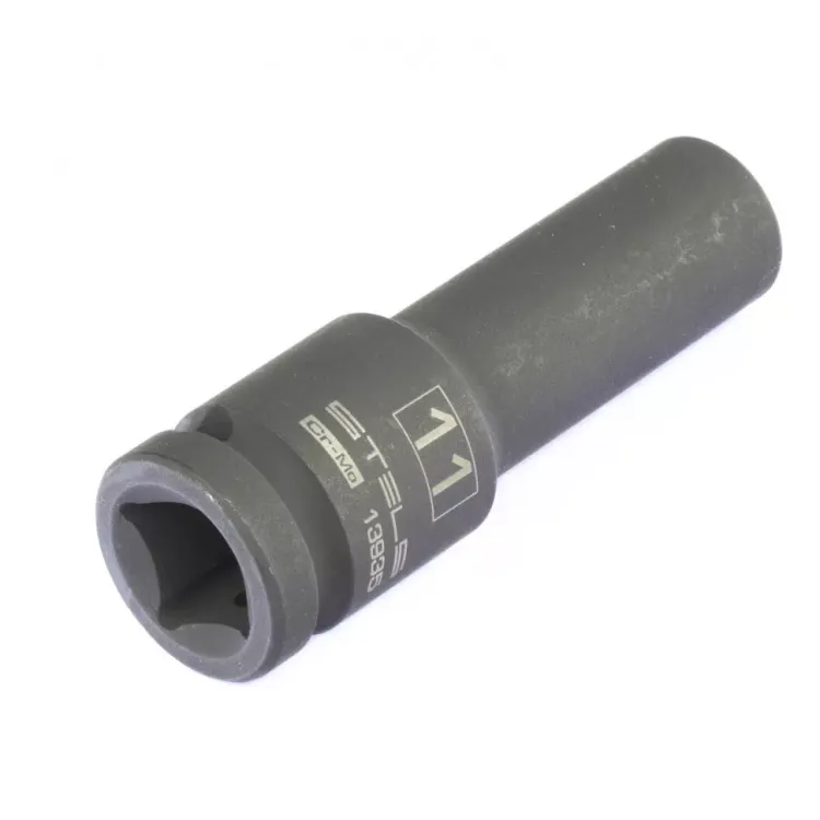 Головка ударная удлиненная шестигранная 11 мм 1/2" CrMo  Stels 13935 купить в Муравленко