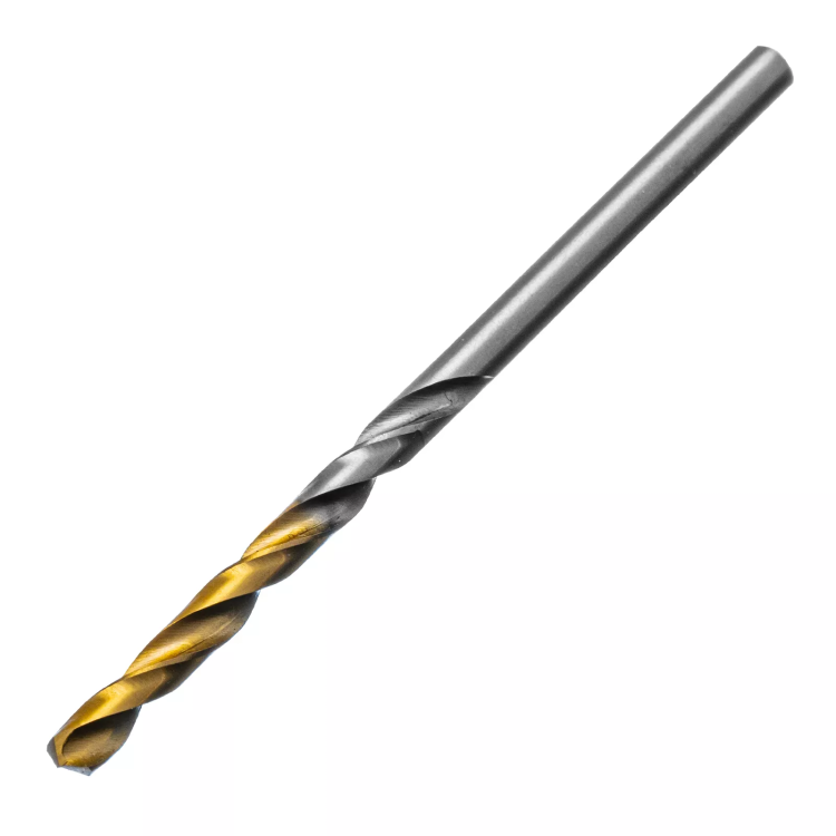Сверло спиральное по металлу 3,5 x 70 мм, Р6М5, Golden Tip , 2шт. Denzel 718227 купить в Муравленко