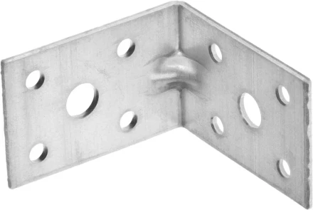 Крепежный угол ЗУБР &quot;МАСТЕР&quot; усиленный, 35х50х50мм, 20шт 310115-35-050 купить в Муравленко