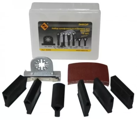 Набор шлифовальных насадок Энкор 50489 купить в Муравленко